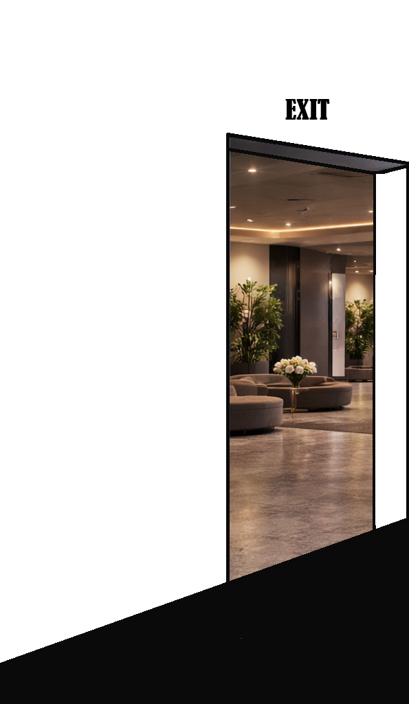 Art Gallery Exit Door